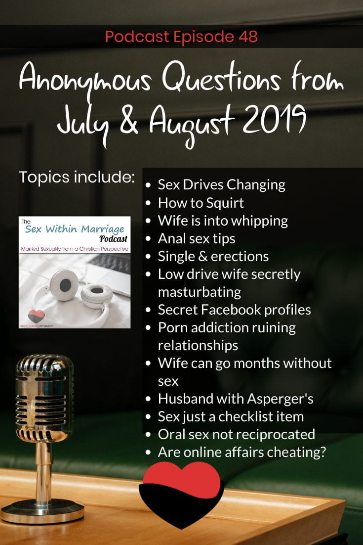SWM 048 - Anonymous Questions from July and August 2019 - Squirting, Anal sex tips and Unreciprocated oral image
